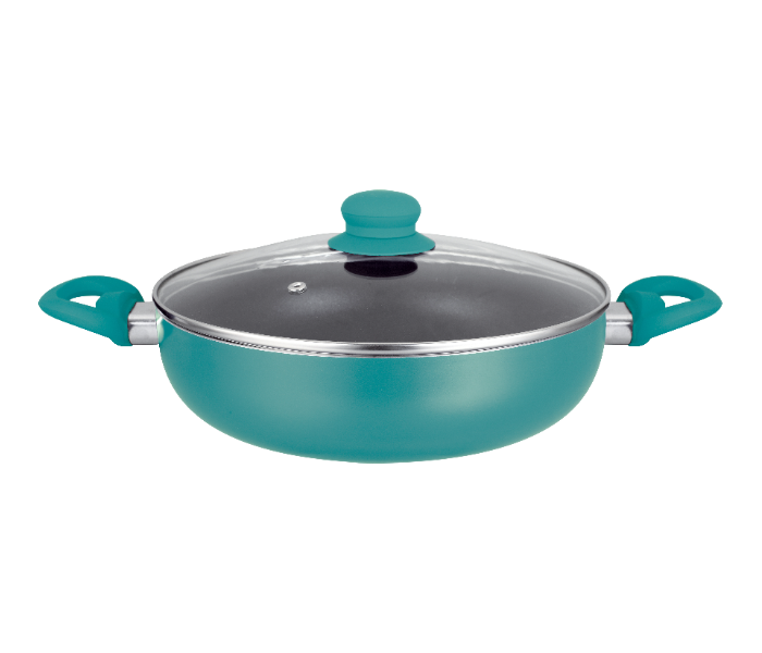 Insiya SV20 13 Piece Non-Stick Aluminium Cookware Set - Teal - Zoom Image 2