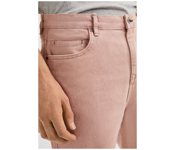 Springfield 039578170 Size 36 5 Pocket Cotton Trouser for Men - Pink - Zoom Image 3