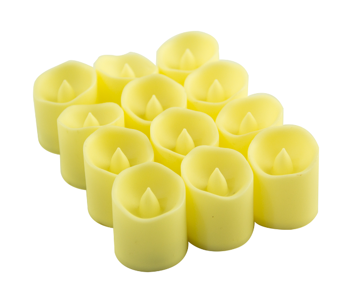 Set of 12 Pieces WM1150S Led Tea light Candles - Warm White - Zoom Image 3