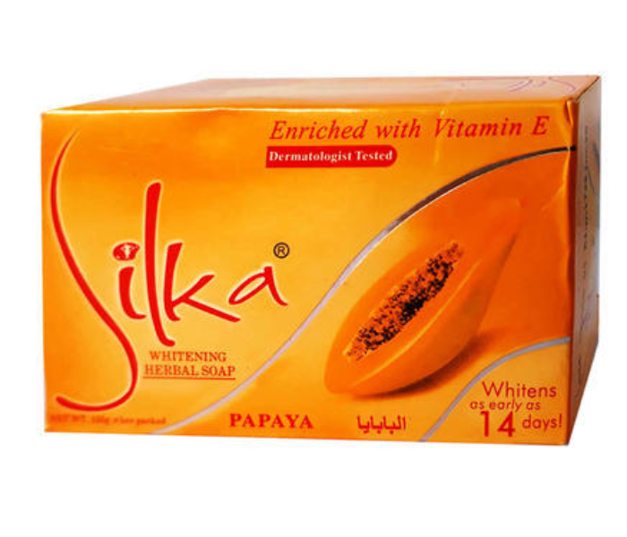 Silka 63423 Papaya Soap 135gm - Zoom Image