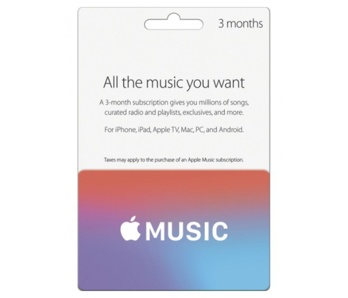 Apple Music 3 Months Membership US - Zoom Image