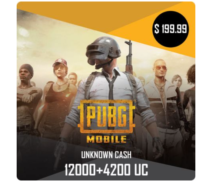 PUBG Mobile 12000 Plus 4200 UC - Zoom Image