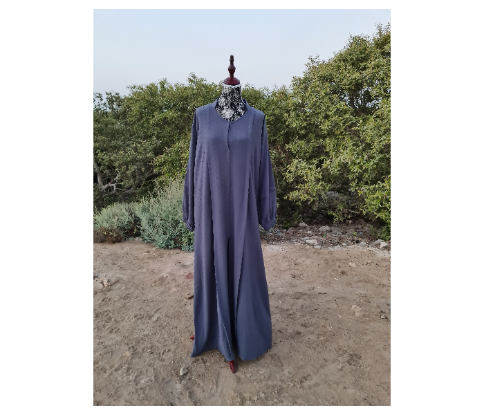 Casting Pearls ILHAM Small Formal Wears Classy Abaya - Navy Blue - Zoom Image 3