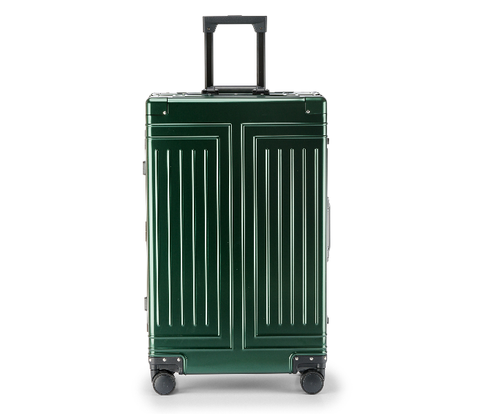 Kenza SV376 29 Inch Magma Superior Aluminium Ultra Light Hardside Expandable Zipperless Luggage Bag with Built-In TSA Lock and Spinner Wheels - Green - Zoom Image 2