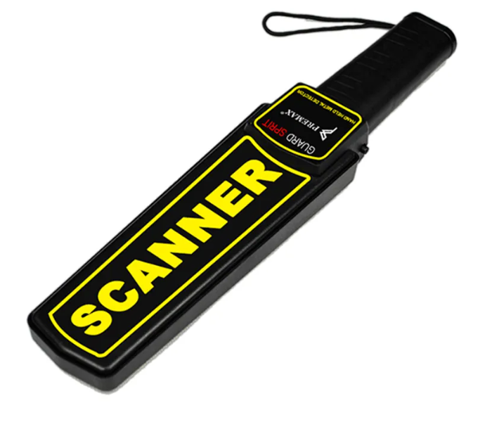 Generic Handheld Guard Sprit Metal Detector - Black And Yellow - Zoom Image