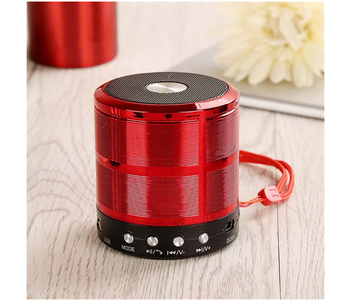 SP 43 Mini Portable Bluetooth Speaker - Red - Zoom Image 1