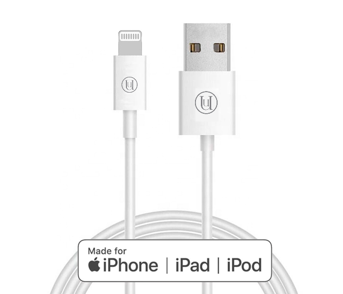 Uunique London UUMFICAB1 USB A to Lightning Cable - White - Zoom Image