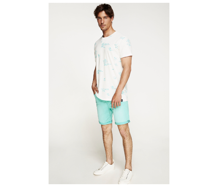 Springfield 043364085 Size 34 Bermuda for Men - Teal - Zoom Image 1