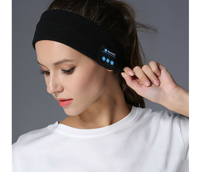 GTC 22000623 Bluetooth Hands-Free Music Headband - Dark Blue - Zoom Image 1