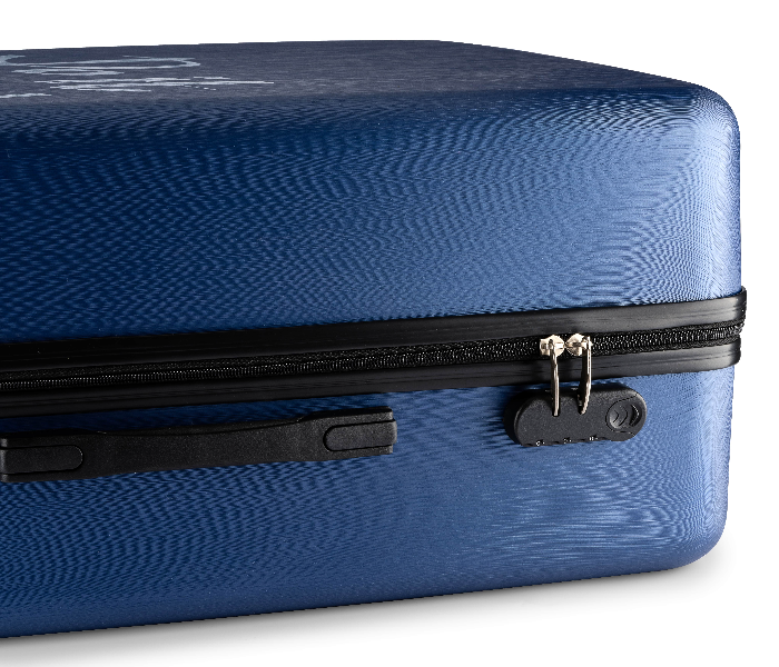 Kenza SV347 28 Inch Brick Hardside Expandable Luggage Bag with Built-In TSA Lock and Spinner Wheels - Blue - Zoom Image 4