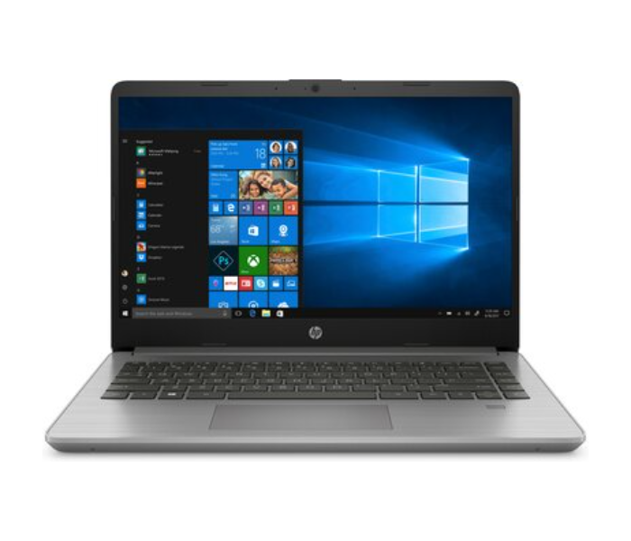 HP 340S G7 Notebook 9HQ30EA 14 Inch HD Intel Core i5 1035G1 Processor 8GB RAM 256GB SSD Intel UHD Graphics DOS - Silver - Zoom Image 3