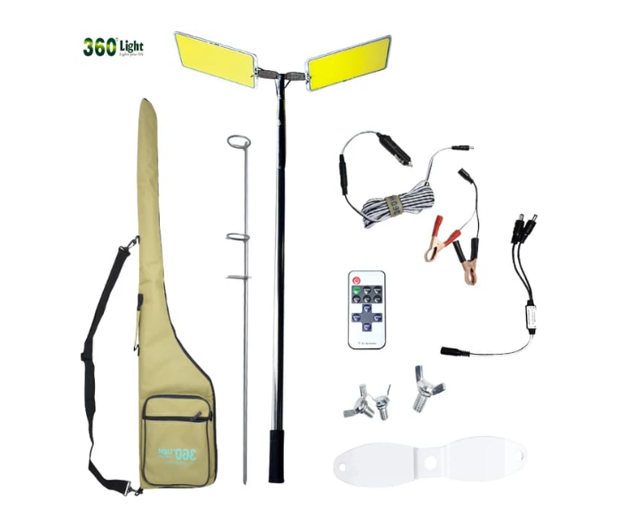 Conpex FR-012 COB KIT 360 Degree Telescopic Waterproof Camping Outdoor LED Light with Carry Bag and Remote Control - Zoom Image 5