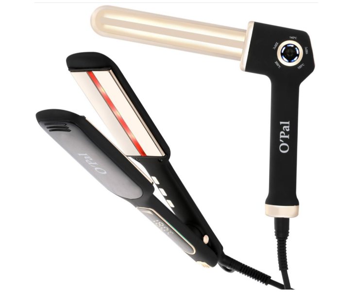 Opal OHG-258 60W 24K Gold Hair Styler Set - Black - Zoom Image 1