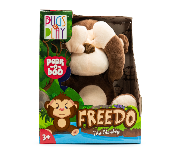 Pugs At Play ST-PAP22 Peek a Boo Freedo Monkey for Kids - Brown - Zoom Image 6