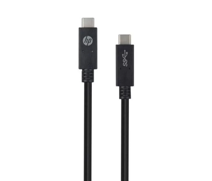 HP 2UX18AA ABB 2 Meter USB-C to USB-C Power Delivery Cable - Black - Zoom Image 1