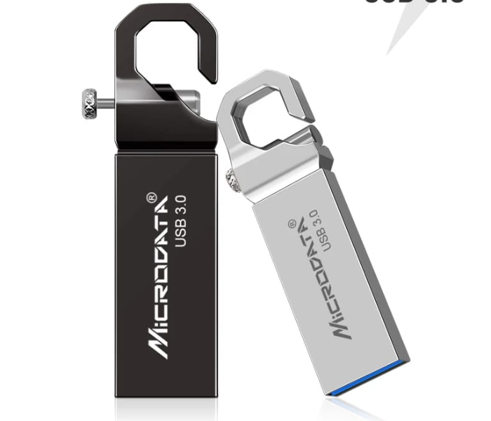 Microdata 64GB USB Flash Pen Drive 3.0 - Black - Zoom Image 1