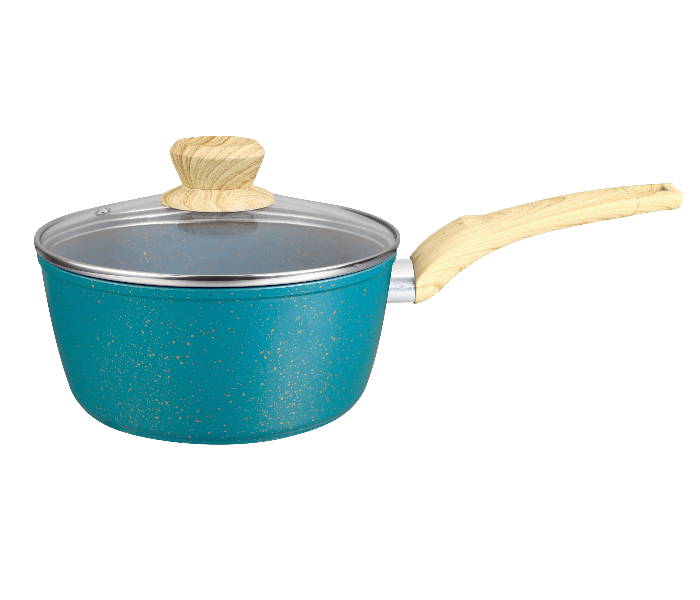 Insiya SV29 15 Piece Premium Granite Coated Aluminium Cookware Set - Dark Teal - Zoom Image 3