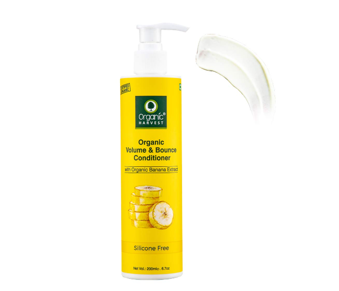 Organic Harvest 200ml Banana Volume and Bounce Conditioner - Zoom Image 1