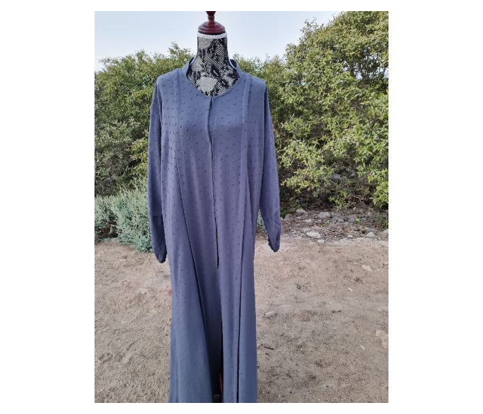 Casting Pearls ILHAM Free Size Formal Wears Classy Abaya - Navy Blue - Zoom Image 5