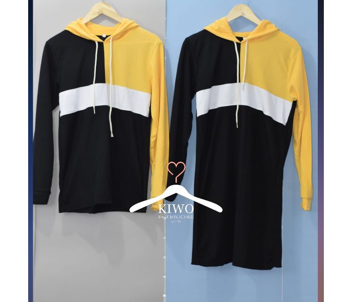 Kiwo KIWO138 Large Set of 2 Couple Dress - Yellow and Black - Zoom Image