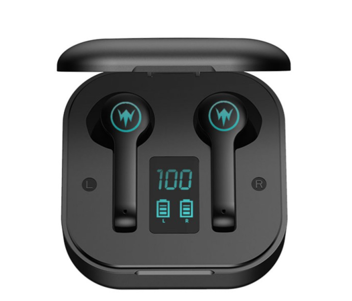 Trands TWS26 True Wireless Stereo Bluetooth Earbuds - Black - Zoom Image 2