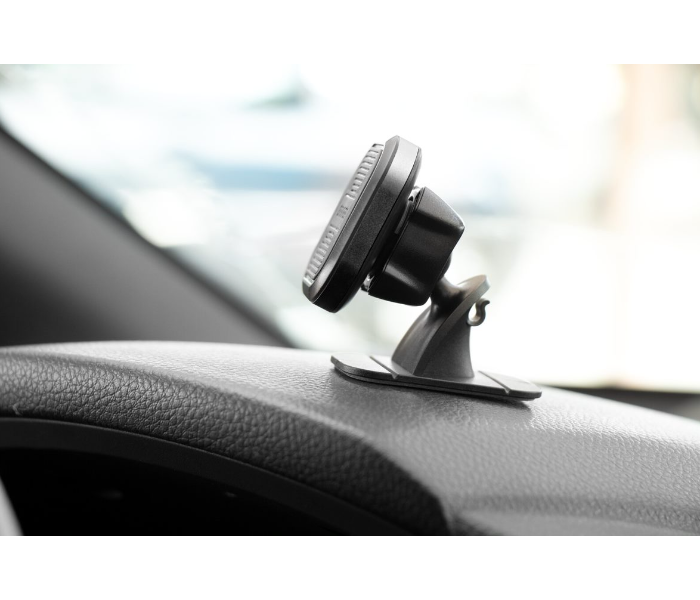 Porodo PD-ALUMMC-SL Aluminum Magnetic Car Mount Air Vent Plus Stick-On Phone Holder - Silver - Zoom Image 2