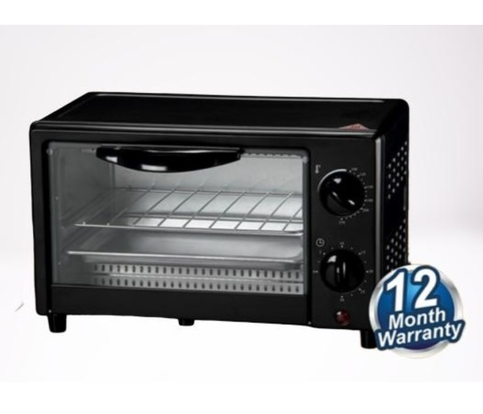 Azal AZOV-9L 650W 9 Litre Stainless Steel Electric Oven - Black - Zoom Image 2