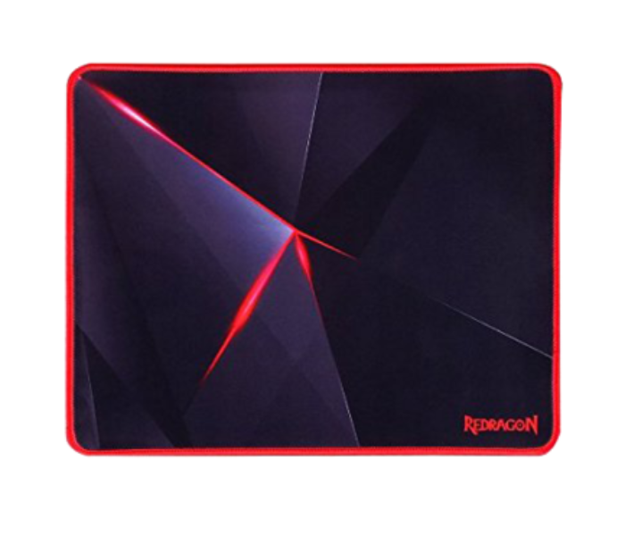 Redragon Capricorn P012 Mouse Pad with Stitched Edges - Black and Red - Zoom Image 1