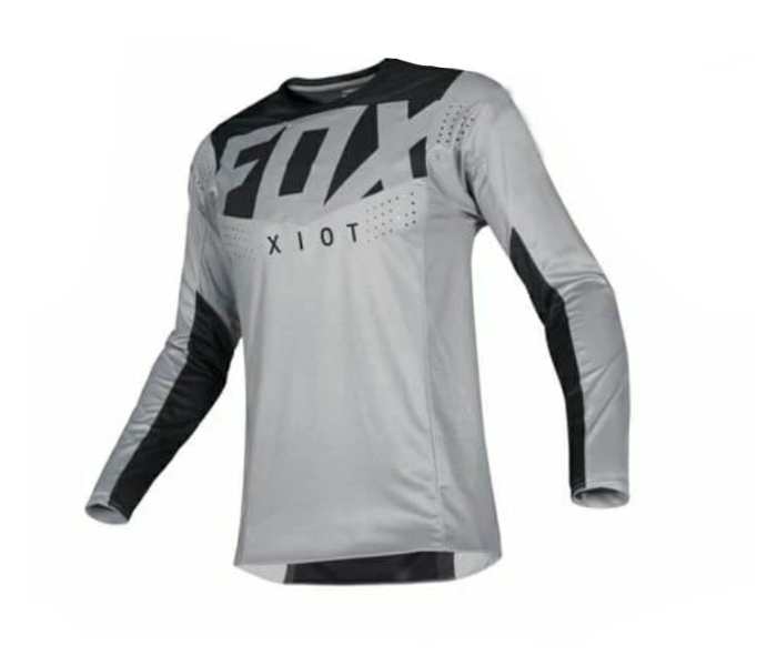 Fox Small Long Sleeve MTB Jersey - Light Grey - Zoom Image