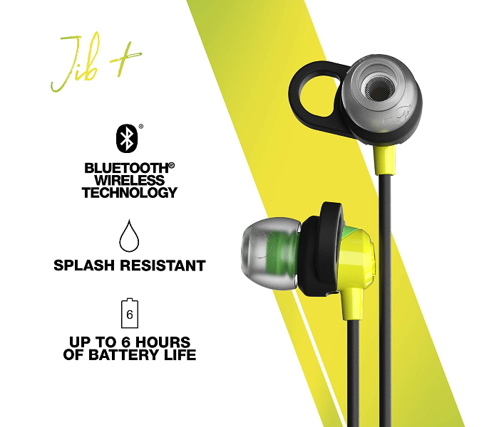 Skullcandy JibPlus Wireless Simplicity Earbuds - Electric Yellow - Zoom Image 3