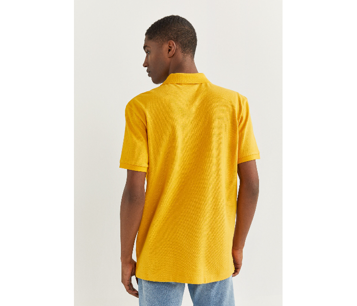 Springfield 855102208 XS Basic Polo Shirt for Men - Yellow - Zoom Image 3