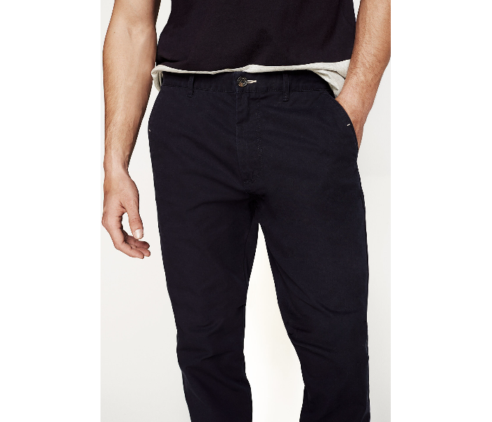 Springfield 155345310 Size 40 Chinos for Men - Navy - Zoom Image 2