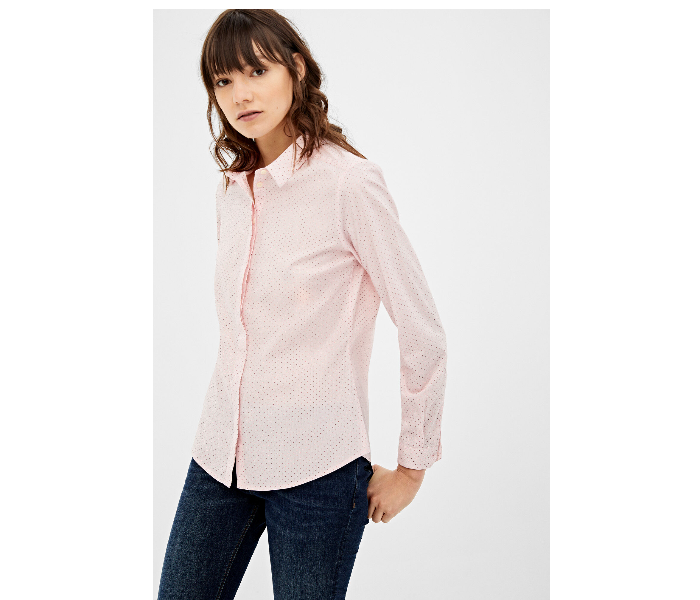 Springfield 679624970 Size 34 Long Sleeve Blouse for Women - Pink - Zoom Image 1