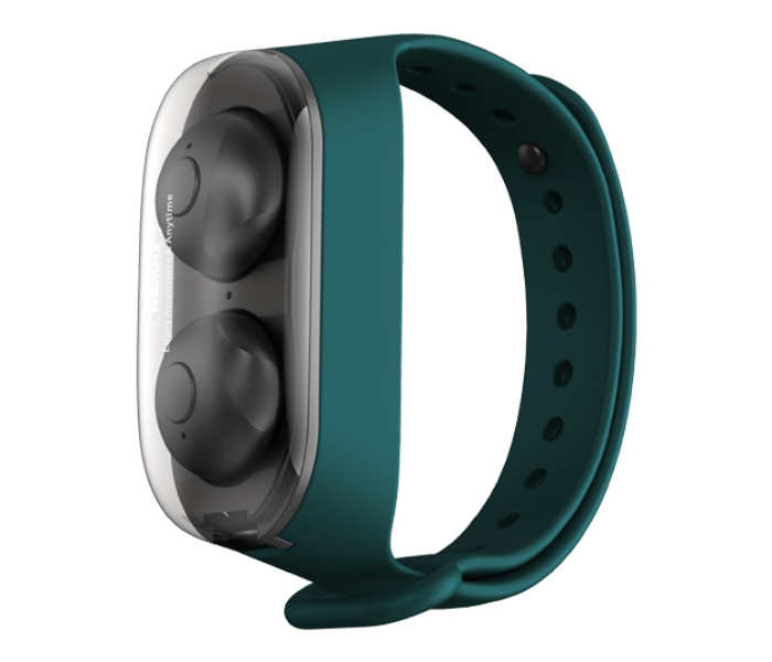 Remax TWS-15 Wristband True Wireless Stereo Earbuds -Green - Zoom Image 1