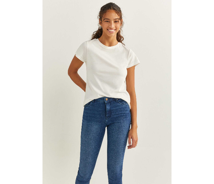 Springfield 684922915 Size 42 Jeans for Women - Medium Blue - Zoom Image 1