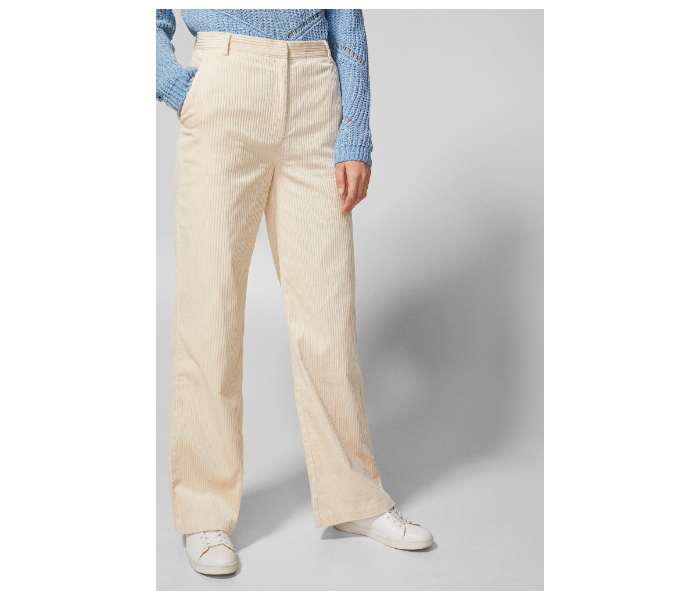 Springfield 683593797 Size 34 Cotton Pant for Women - White - Zoom Image 1