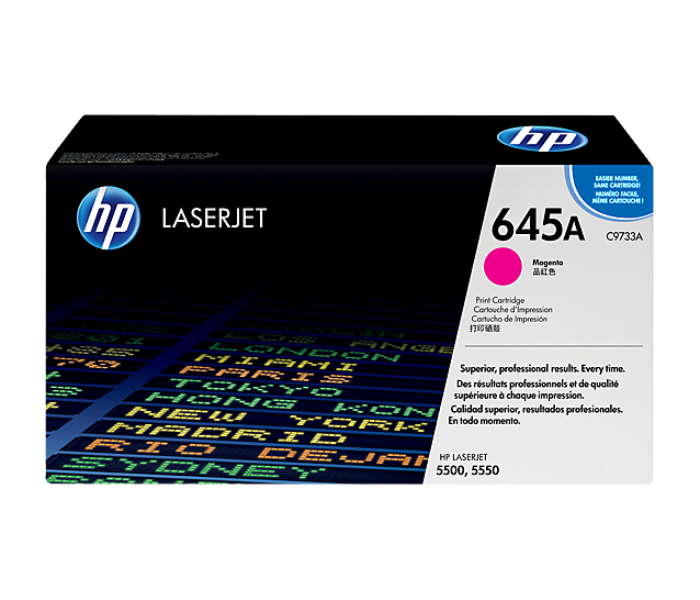 HP 645A C9733A Original LaserJet Toner Cartridge - Magenta - Zoom Image