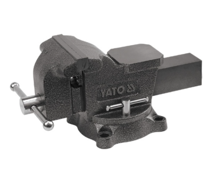 Yato YT-6502 125mm Heavy Duty Swivel Vice - Grey - Zoom Image