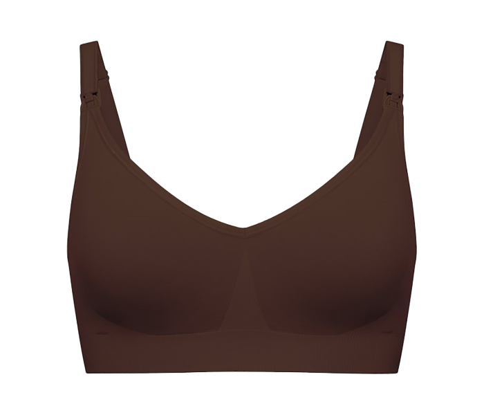 Bravado 1401BA-5 Small The Body Silk Seamless Cocoa Nursing Bra -Brown - Zoom Image 1