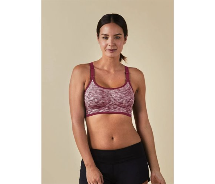 Bravado 11007 -3 Large Rhythm Body Silk Seamless Rosewater Nursing Bra - Zoom Image 1