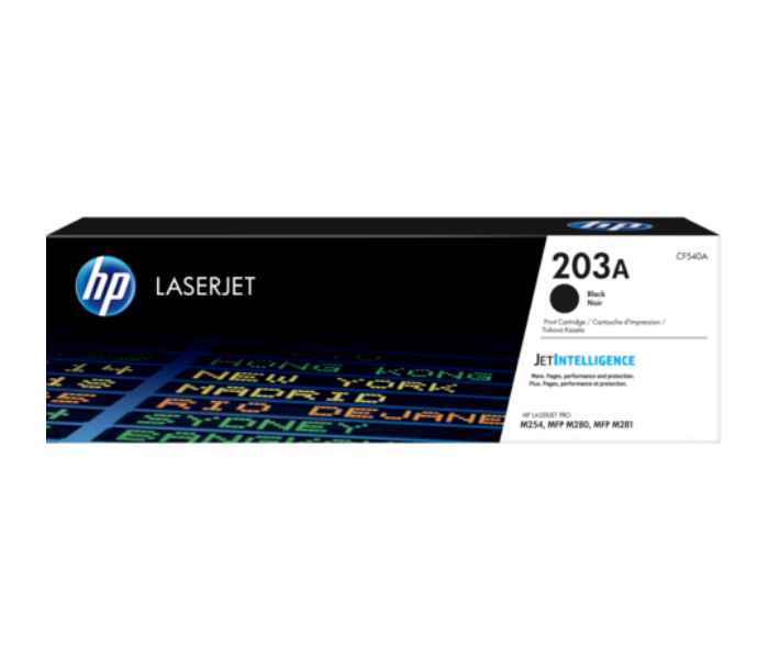 HP 203A CF540A Original LaserJet Toner Cartridge - Black - Zoom Image