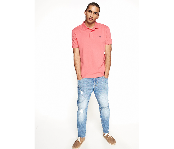 Springfield 855096473 Small Basic Polo Shirt for Men - Pink - Zoom Image 1