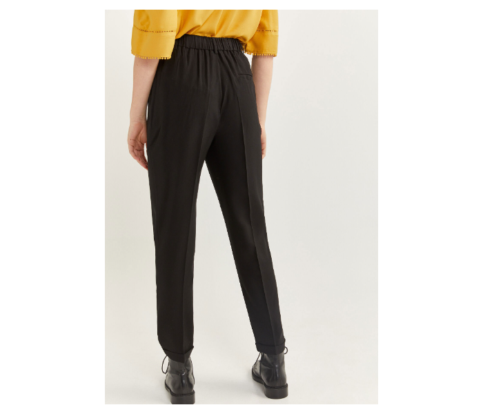 Springfield 683715801 Size 40 Cotton Pant for Women - Black - Zoom Image 3