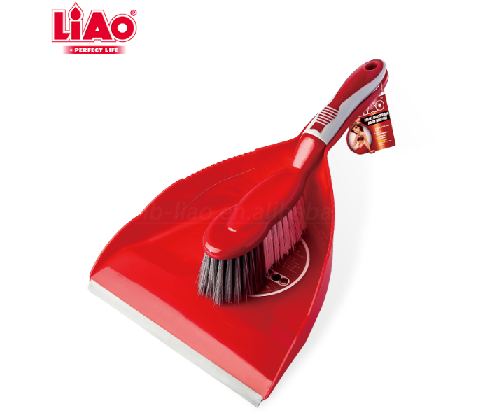 Liao 66632 Mini Cleaning Dustpan and Brush C130007 - Red - Zoom Image 5