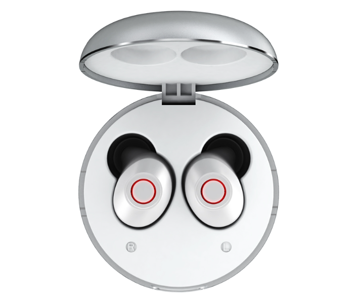 Remax TWS-8 True Wireless Stero Earbuds -Silver - Zoom Image 1