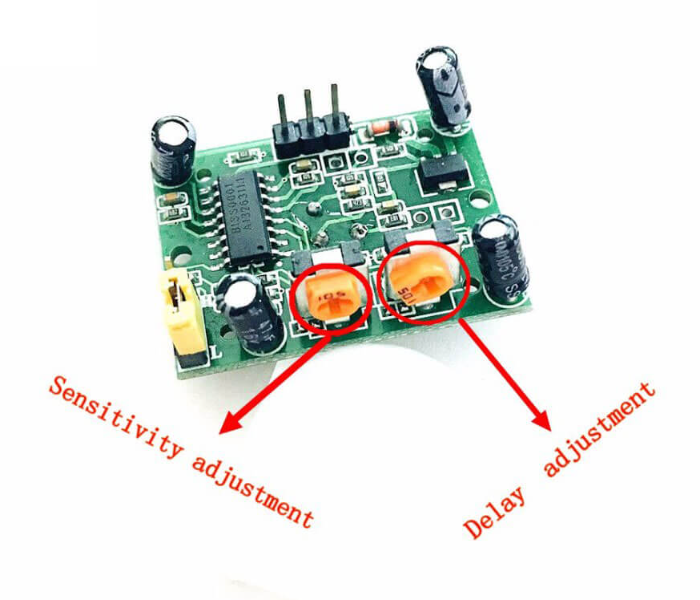 Adafruit HC-SR501 PIR Motion Sensor Module - Green - Zoom Image 2