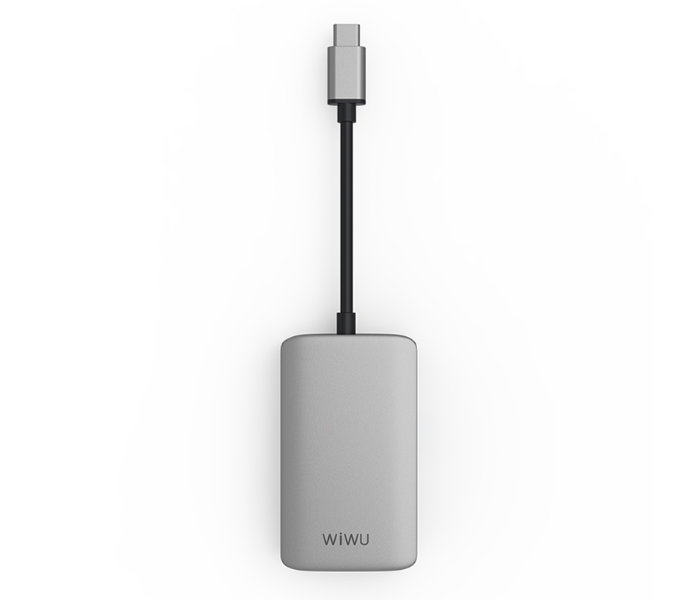 Wiwu A513HVPG 5 In 1 USB-C Hub - Grey - Zoom Image 3