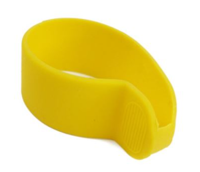 Scooter Handlebar Silicone Throttle Cover for Xiaomi M365 - Yellow - Zoom Image 1