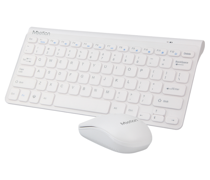 Meetion Mini4000 2.4G Wireless Keyboard and Mouse Combo - White - Zoom Image 5