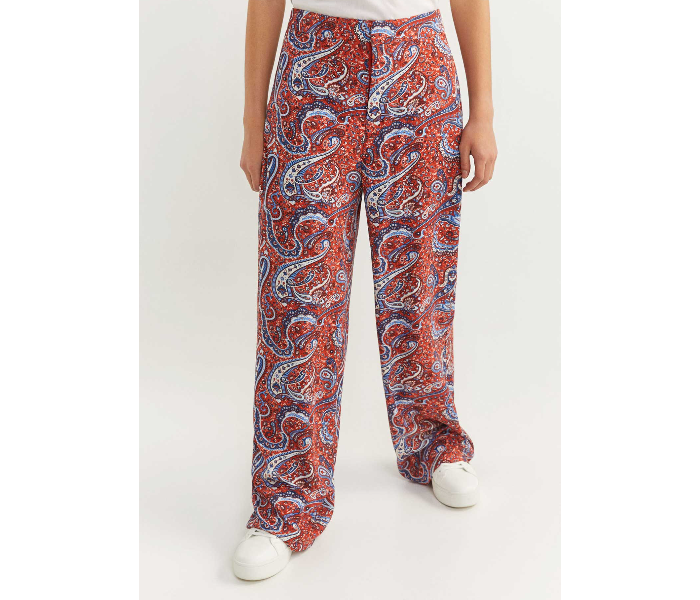 Springfield 683707766 Size 38 Cotton Pant for Women - Orange - Zoom Image 1